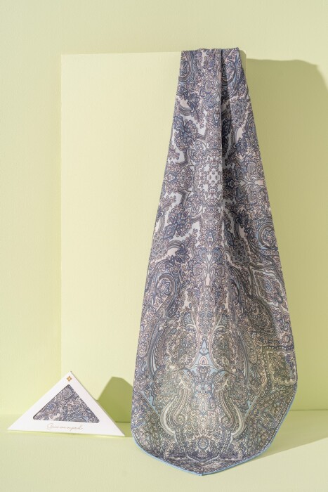 Kadın Spring Soft Barissa Eşarp BEBE MAVİ - Jawel