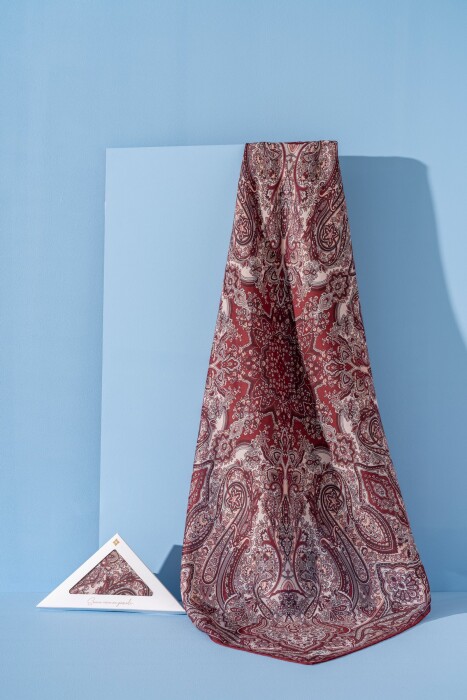 Kadın Spring Soft Barissa Eşarp BORDO - Jawel