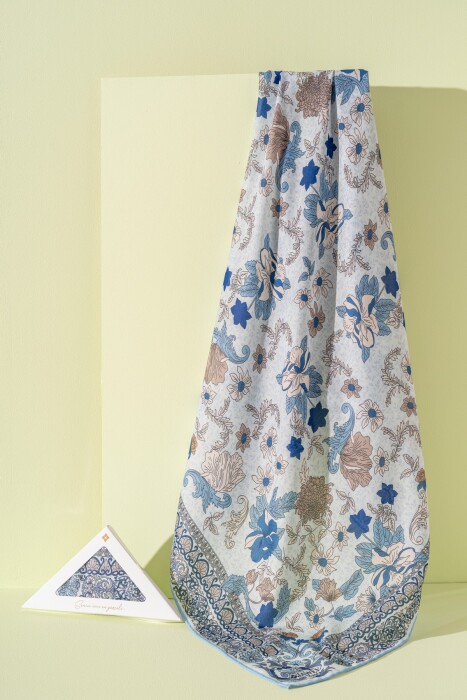 Kadın Spring Soft Misya Eşarp LACİVERT - Jawel