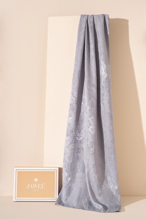 Kadın Pirsus Modal Floş Şal GÜMÜŞ GRİ - Jawel