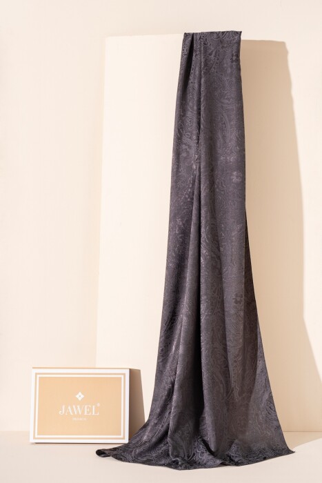 Kadın Karelya Modal Floş Şal ANTRASİT - Jawel