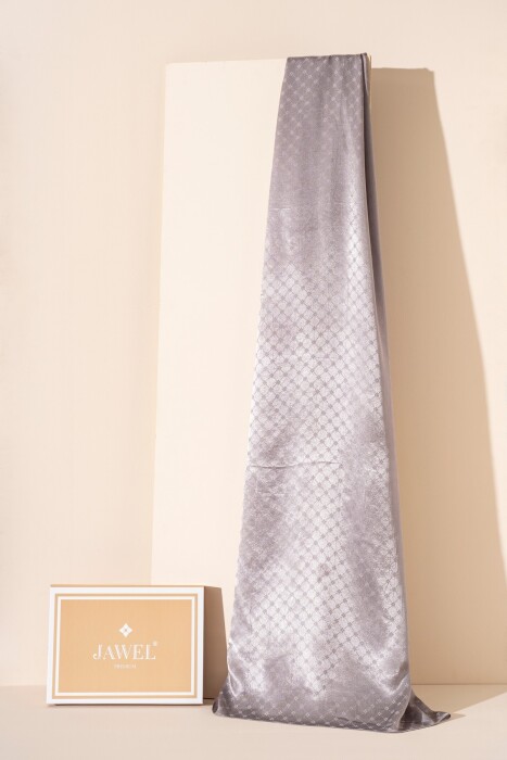 Kadın Küçük Kareli Modal Floş Şal VİZON - Jawel