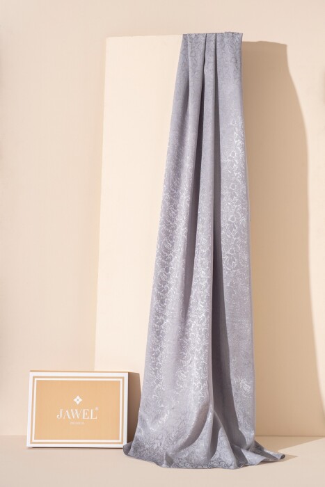 Kadın Rhiza Modal Floş Şal GÜMÜŞ GRİ - Jawel