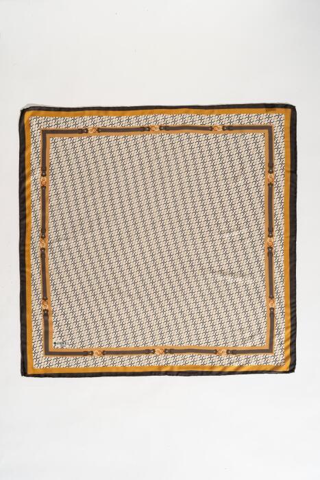 Kadın Tesettür Digital Desen 1 Soft Eşarp HARDAL HAKİ - Jawel