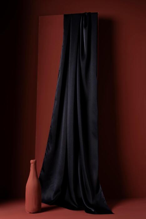 Kadın Kırışmaz Janjan Şal 185*70 Cm LACİVERT - Jawel