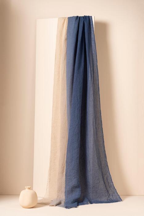 Kadın Degrade Konfor Şal İNDİGO - Jawel