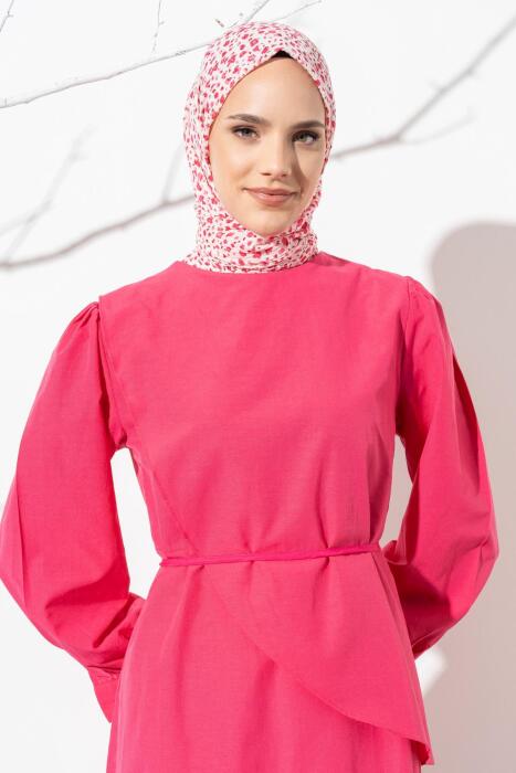Kadın Tesettür Kırışmaz Bürümcük Eşarp FUŞYA 