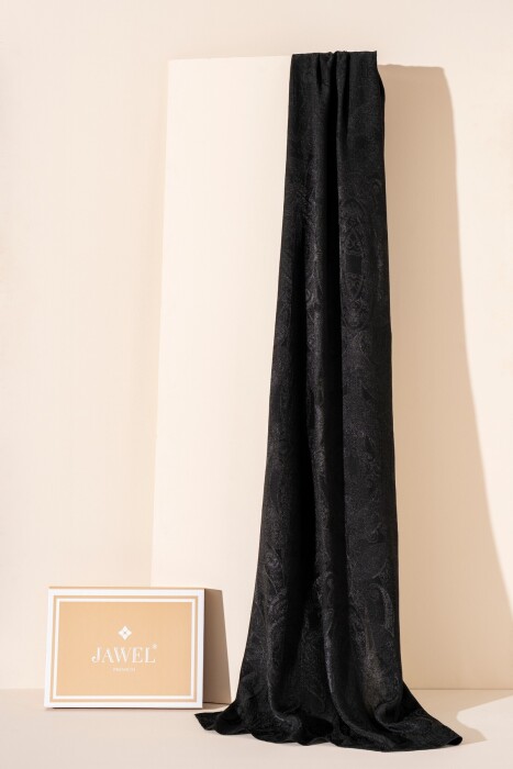Kadın Pirsus Modal Floş Şal SİYAH - Jawel