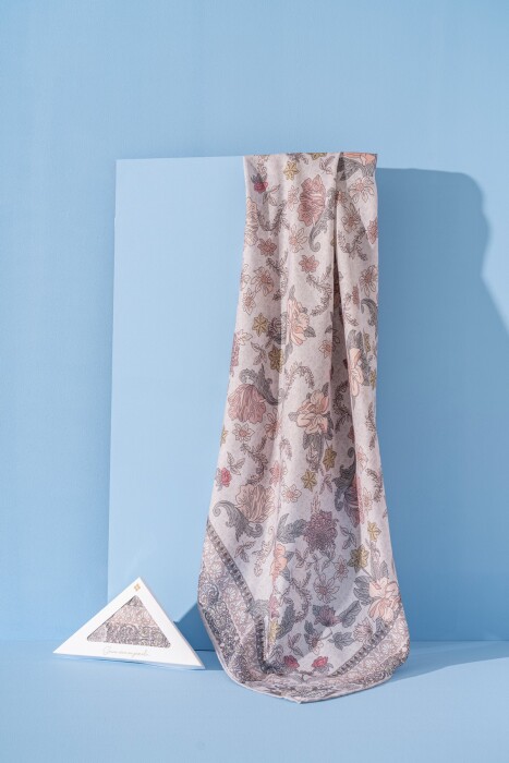 Kadın Spring Soft Misya Eşarp GRİ - Jawel