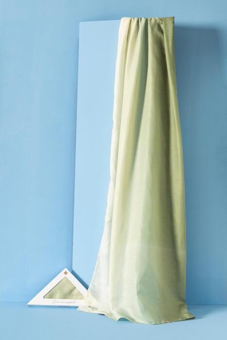 Kadın Degrade Soft Şal YEŞİL - Jawel