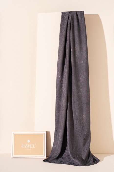Kadın Libissa Modal Floş Şal ANTRASİT - Jawel