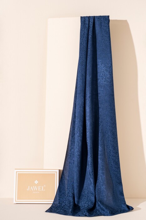 Kadın Rhiza Modal Floş Şal İNDİGO - Jawel