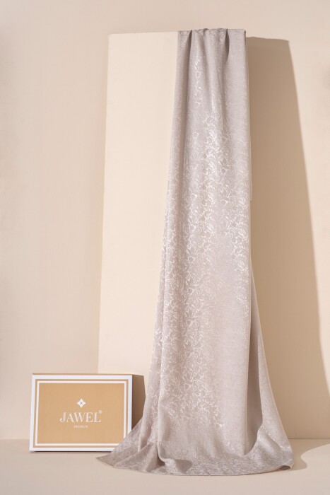 Kadın Rhiza Modal Floş Şal KREM - Jawel