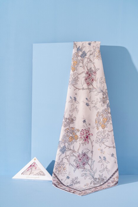 Kadın Spring Soft Limira Eşarp KREM - Jawel