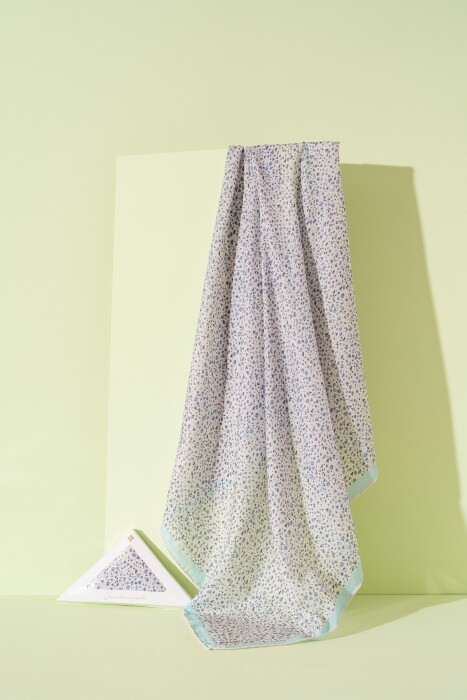 Kadın Çakıl Desen Soft Eşarp TURKUAZ - Jawel