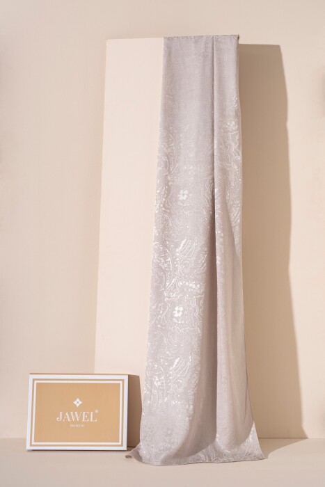 Kadın Karelya Modal Floş Şal KREM - Jawel