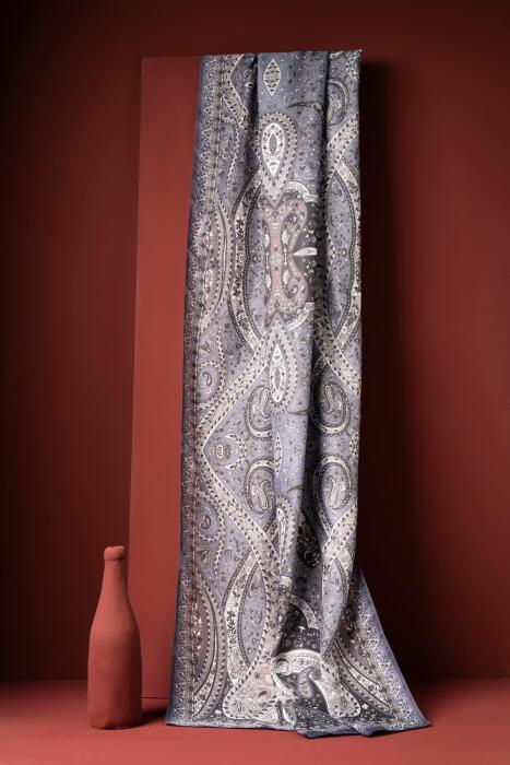 Kadın Etnik Desen Soft Şal Prusa 152.04.0003 LİLA - Jawel