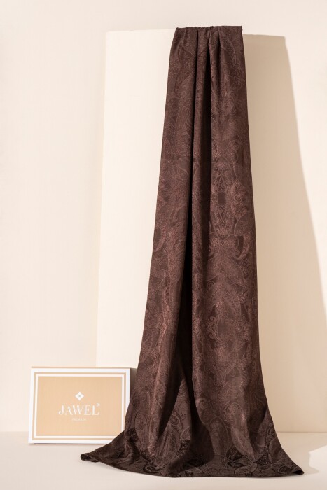 Kadın Pirsus Modal Floş Şal KAHVE - Jawel