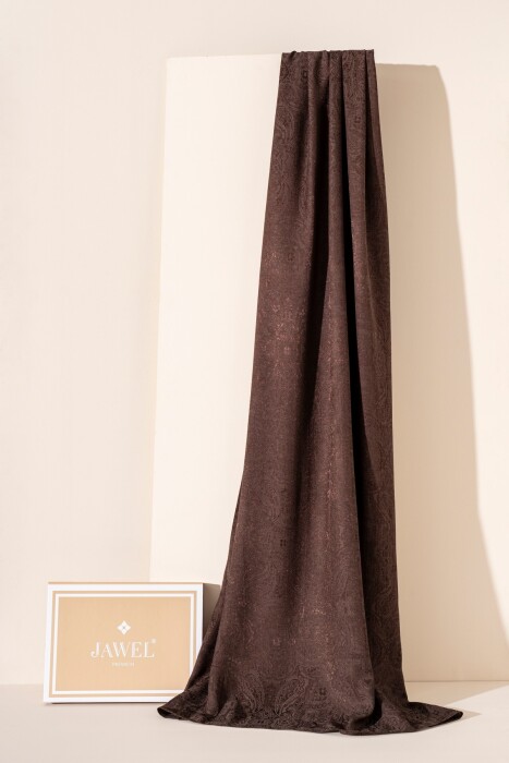 Kadın Libissa Modal Floş Şal KAHVE - Jawel