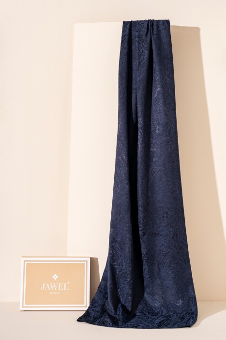 Kadın Karelya Modal Floş Şal LACİVERT - Jawel