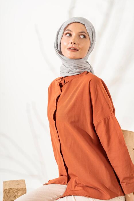 Kadın Bambu Şal GÜMÜŞ GRİ - Jawel