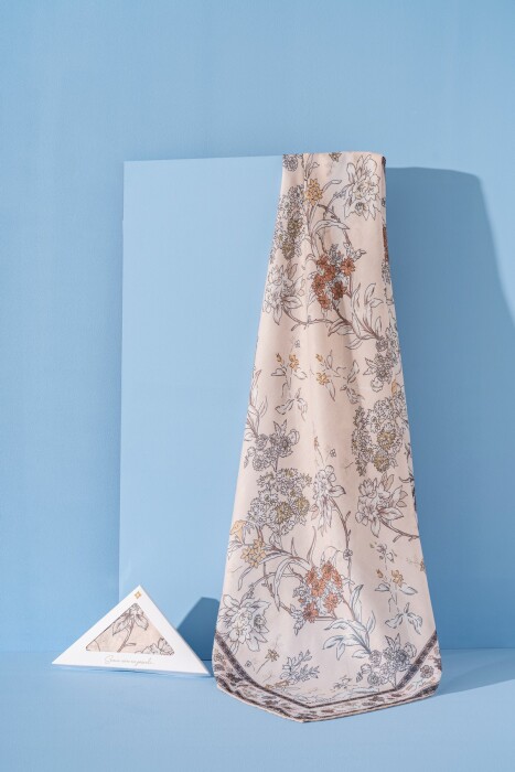 Kadın Spring Soft Limira Eşarp BEJ - Jawel