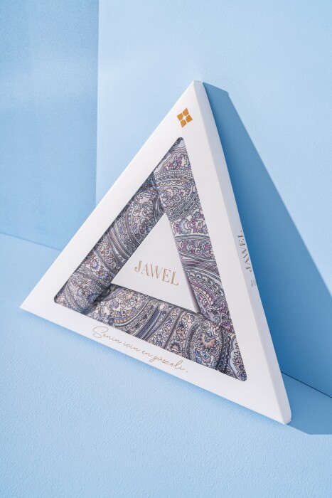 Kadın Spring Soft Eşarp Paketi Barissa (Gri İndigo-Gri-Açık Gri) - Jawel