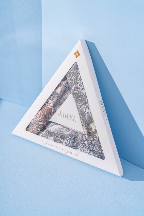 Kadın Spring Soft Eşarp Paketi Carissa (Turuncu-Bebe Mavi-Lime) - Jawel