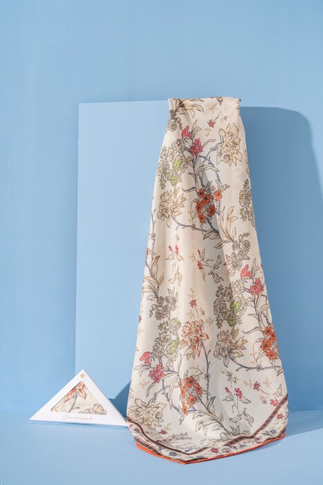 Kadın Spring Soft Limira Eşarp TURUNCU - Jawel