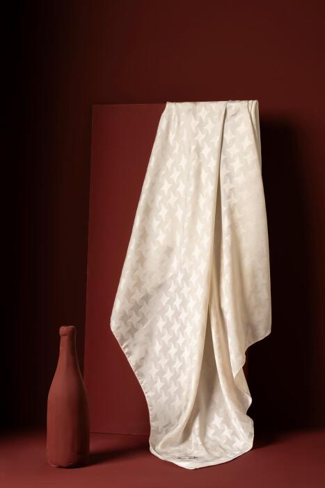 Kadın Jakarlı Yıldız Desenli Eşarp İNCİ - Jawel