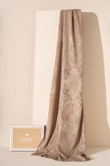 Kadın Pirsus Modal Floş Şal SÜTLÜ KAHVE - Jawel