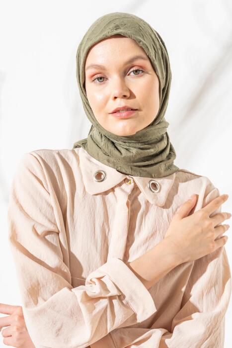 Kadın Bambu Eşarp HAKİ - Jawel