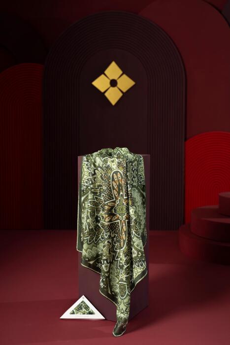 Kadın Capua Soft Eşarp Haki - Jawel