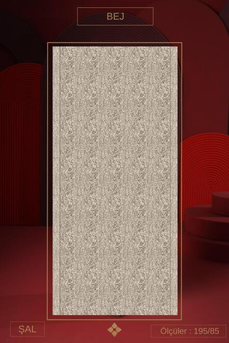 Kadın Tyana Müslin Şal Bej - Jawel