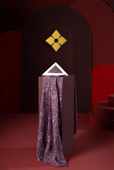 Kadın Tyana Müslin Şal Mürdüm - Jawel