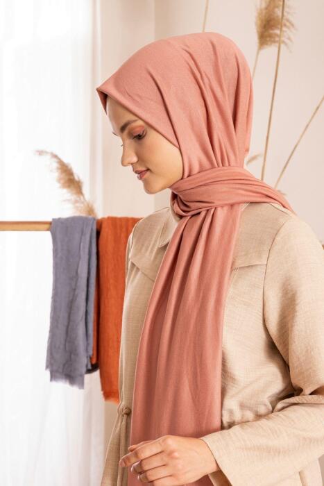 Kadın Tesettür Terletme Yapmayan İç Göstermez Penye Şal SOMON 