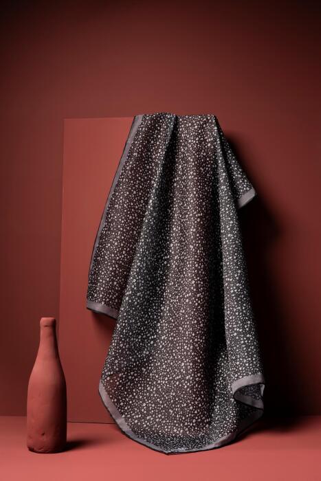 Kadın Çakıl Desen Soft Eşarp ANTRASİT - Jawel