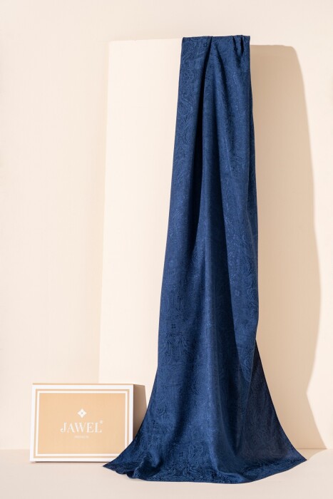 Kadın Libissa Modal Floş Şal İNDİGO - Jawel