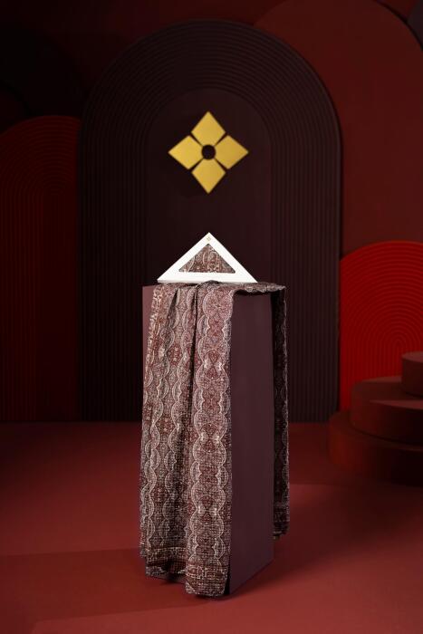 Kadın Petra Müslin Etnik Şal Kahve - Jawel