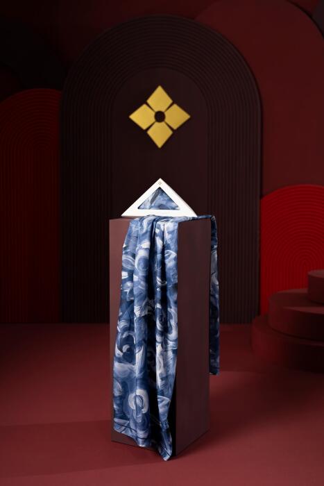 Kadın Marla Soft Şal Lacivert - Jawel