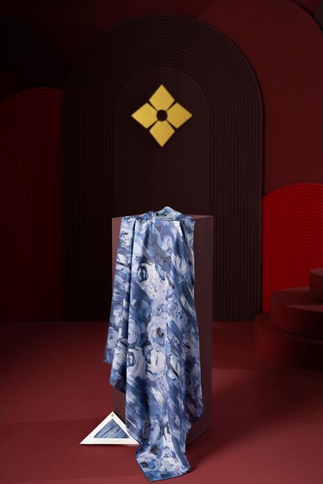 Kadın Millas Soft Eşarp İndigo - Jawel