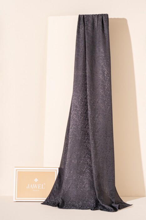 Kadın Rhiza Modal Floş Şal ANTRASİT - Jawel
