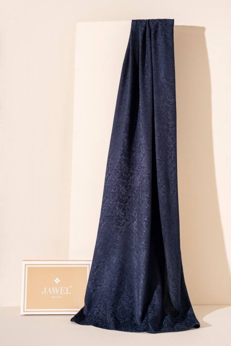 Kadın Rhiza Modal Floş Şal LACİVERT - Jawel
