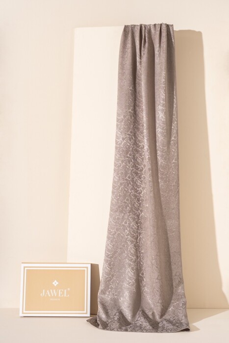 Kadın Rhiza Modal Floş Şal KOYU VİZON - Jawel