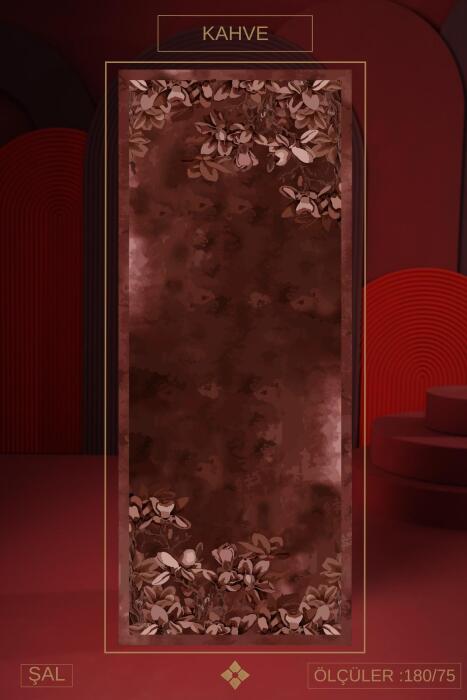 Kadın Imerion Soft Şal Kahve - Jawel