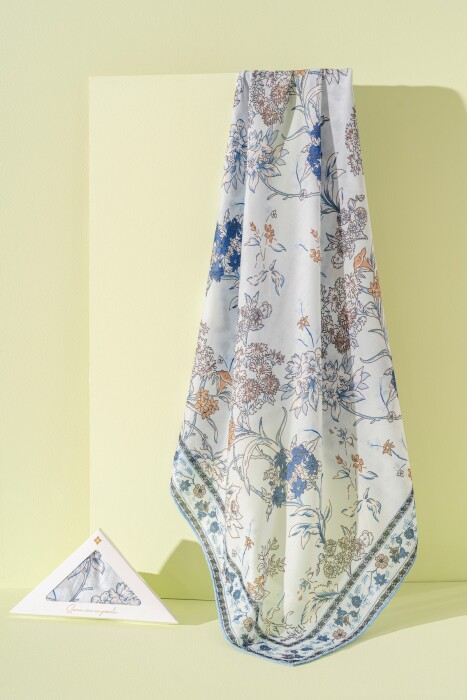 Kadın Spring Soft Limira Eşarp BEBE MAVİ - Jawel