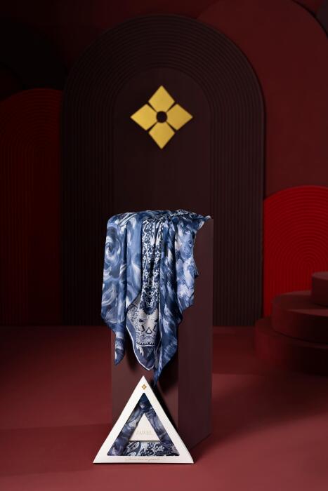 Kadın Soft Eşarp Paketi Lacivert( Mirla-Millas-Capua) - Jawel