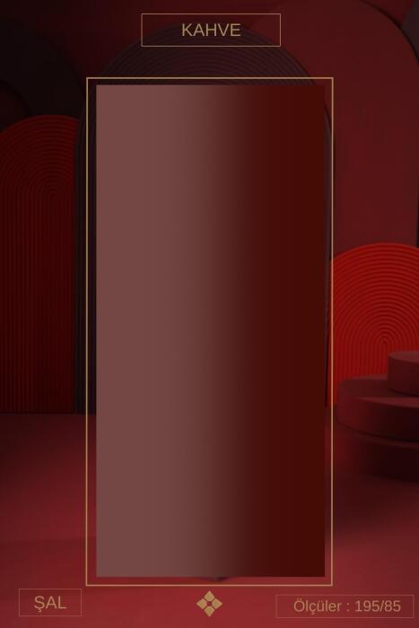 Kadın Müslin Degrade Şal Kahve - Jawel