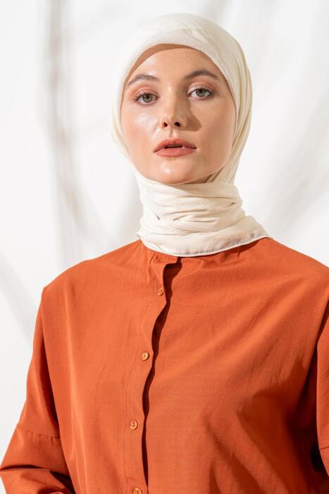 Kadın Konfor Eşarp KREM - Jawel