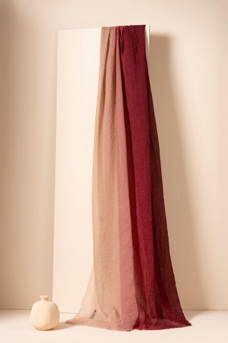 Kadın Degrade Konfor Şal BORDO - Jawel